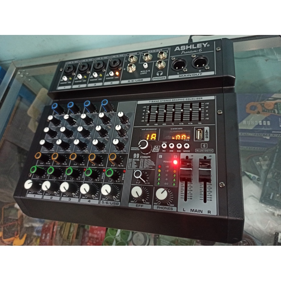 mixer ashley Premium6 / 6 channel original ashley ORI Soundcard