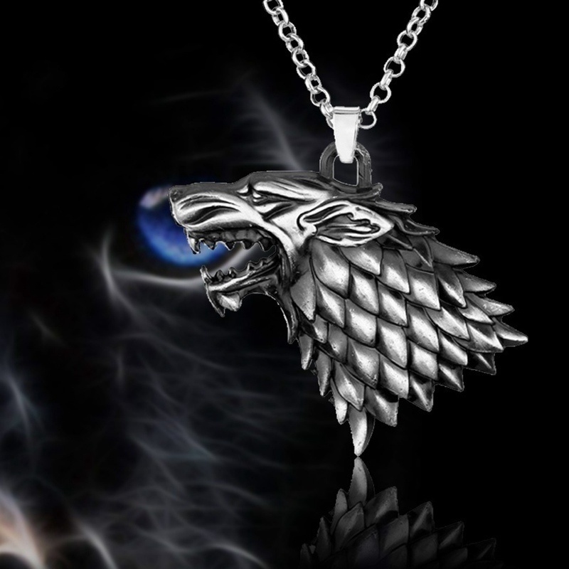 Retro Style Men's Wolf Design Pendant Necklace / Jewelry Accessories