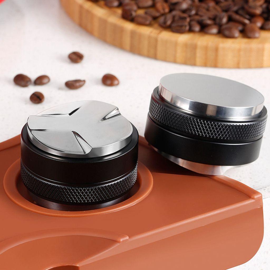 [Elegan] Coffee Tampers 51/53 /58Mm 2in1 Kopi Kedalaman Adjustable Profesional|Aksesoris Distributor Kopi Espresso