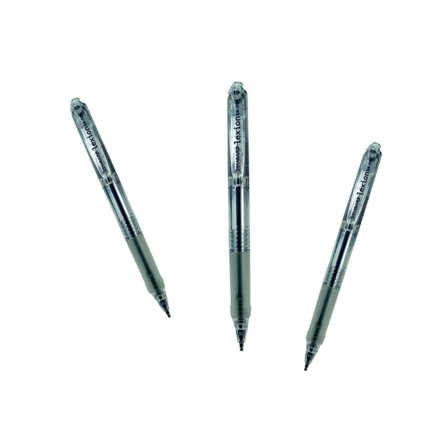 

Standard Pen - Lexion 1.0 LX-205 Black / Tinta Warna Hitam Isi 12 pcs ( Pulpen, Pena, Ballpoint )