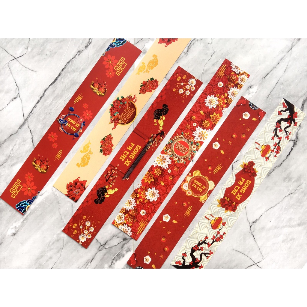 

Paperbelt label kertas hampers Imlek sincia CNY
