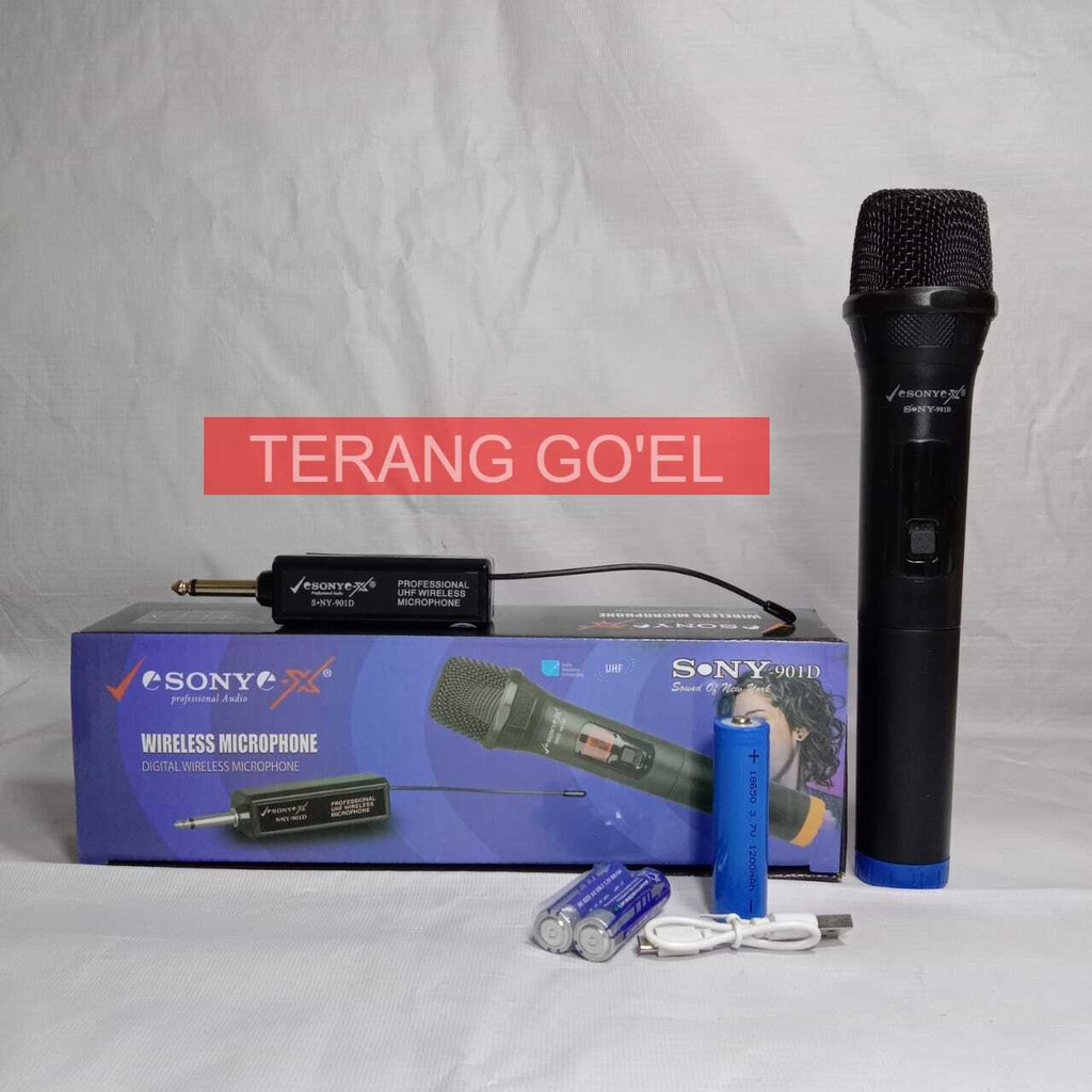 SONY Mic 901D &amp; SN 87W Wireless Profesional Microphone Tanpa Kabel Murah MANTAP