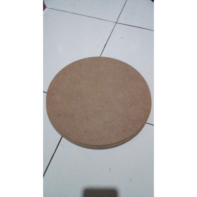 

papan mdf bulat polos 30cm