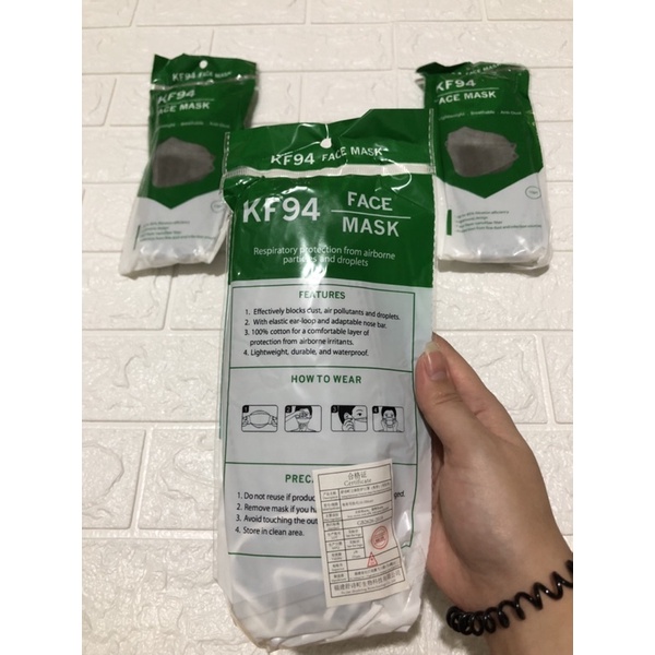 masker kf94 sachet isi 10pc gray