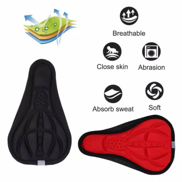 Sarung jok sepeda cover 3D sadel sepeda bantalan jok sepeda MTB Road bike seli bike seat cover