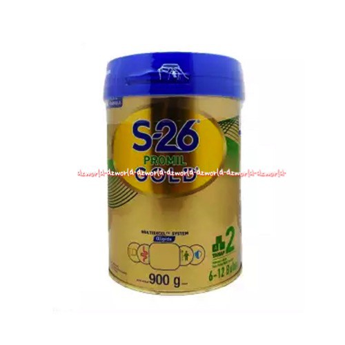 S-26 Promil Gold Tahap 2 Susu Formula 900gr Untuk usia Bayi 6-12 Bulan Kemasan Kaleng