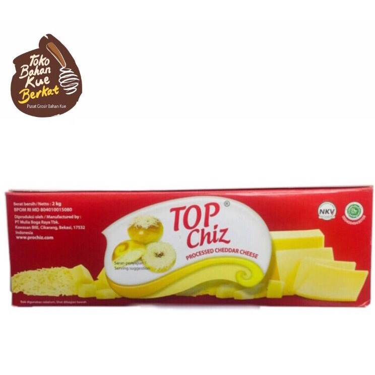 

keju top chiz cheddar 2kg