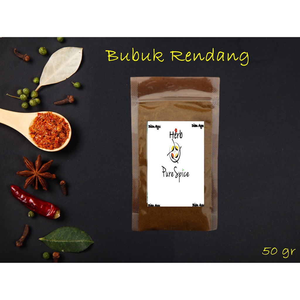 {BISA COD} RENDANG BUBUK ASLI ISI 50 GRAM BUMBU DAPUR REMPAH PREMIUM MURAH TERLARIS