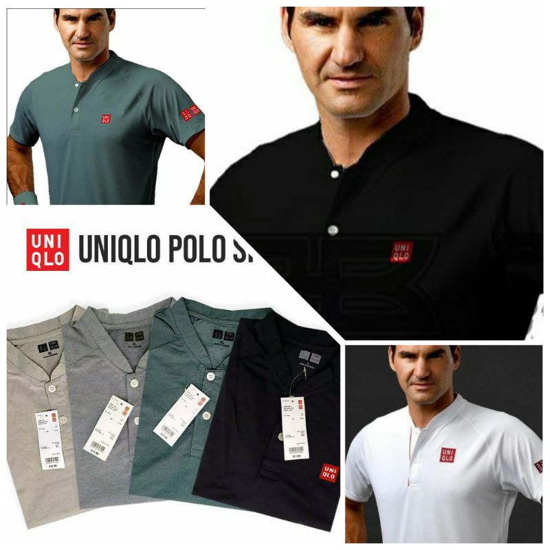 Kaos Polo Uniqlo Henley