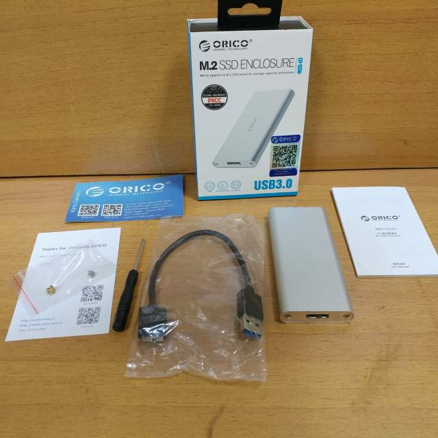 Orico M2G-U3 Casing SSD M.2 NGFF USB3.0 to Micro B