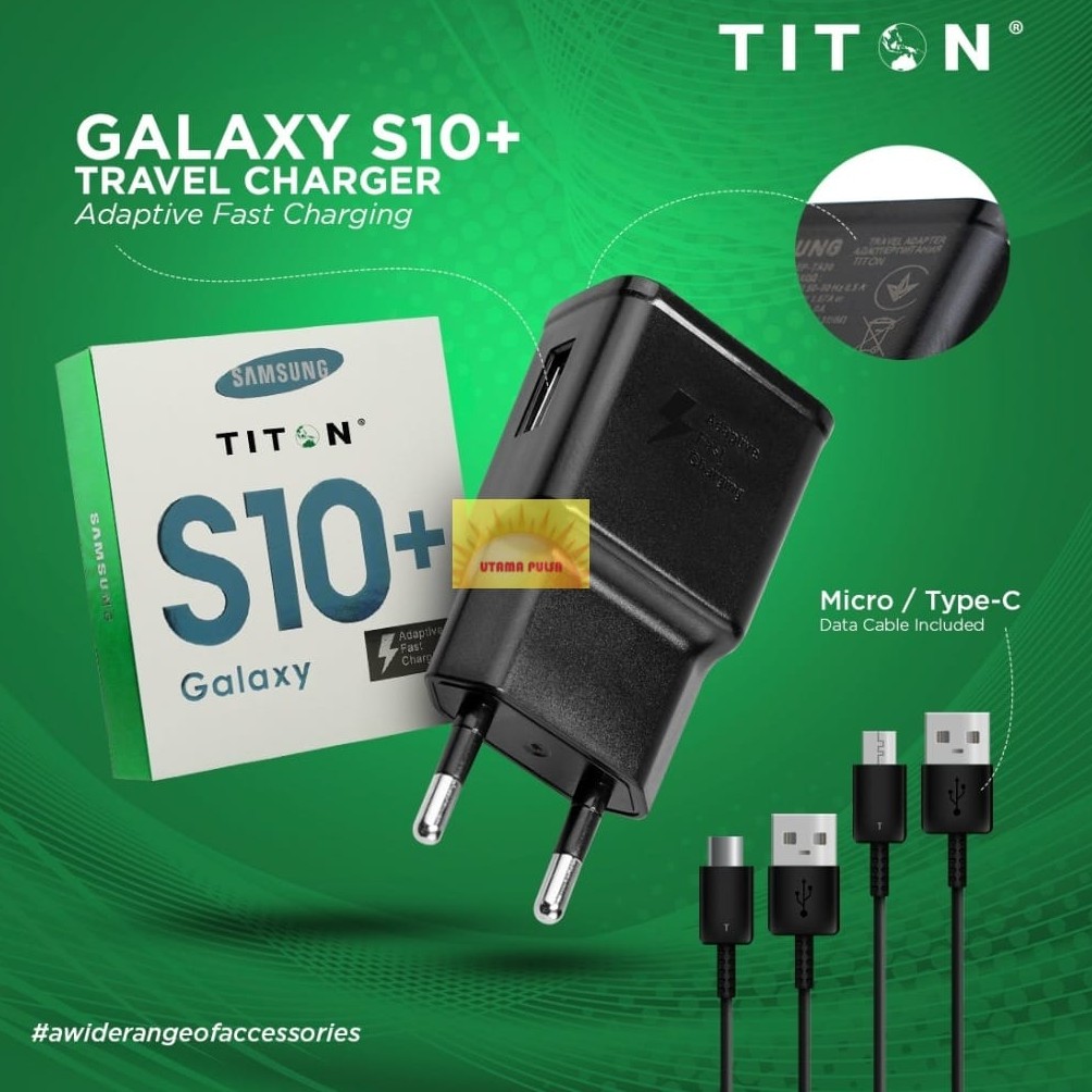 Travel Charger Micro Titon S10+ / Tc Branded Micro