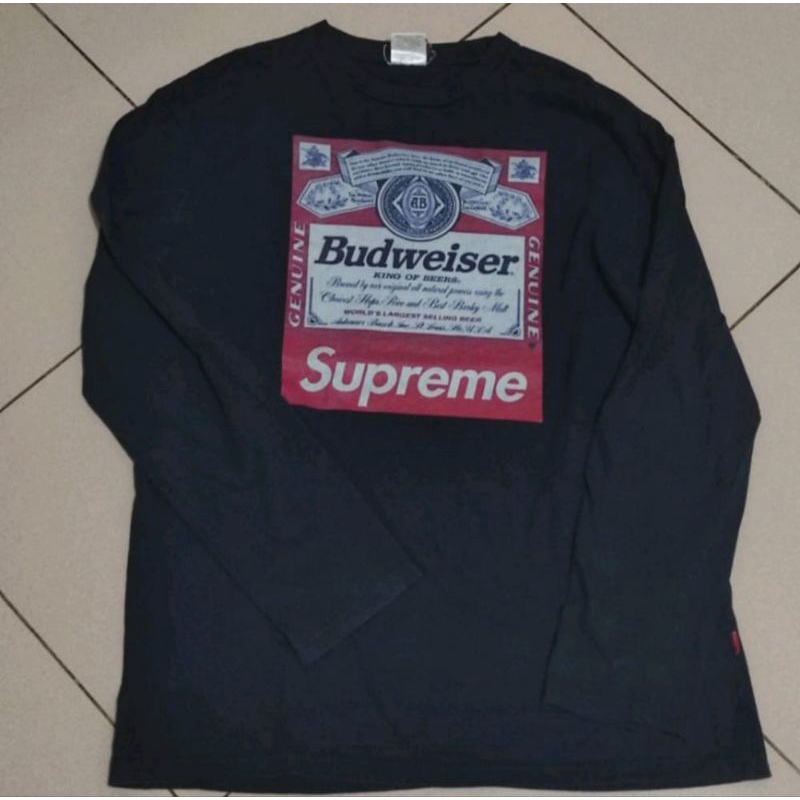 LONG SHIRT SUPREME X BUDWEISER