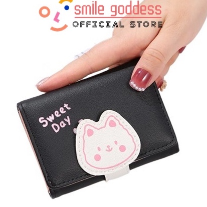 D232 COD Dompet Wanita Lipat mini/pendek/kecil Fashion Wanita Import cantik lucu Real Pict Terbaru