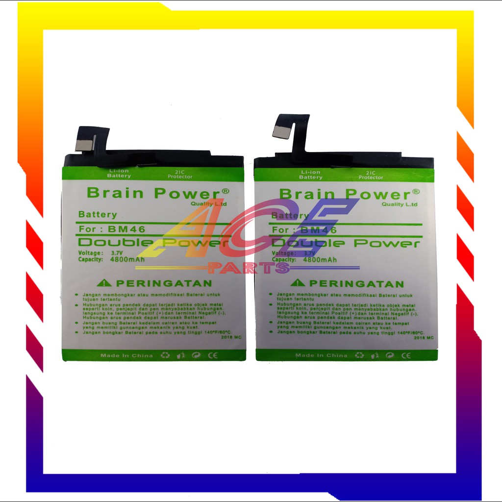 BATERAI XIAOMI REDMI NOTE 3 / BM-46 BRAIN POWER