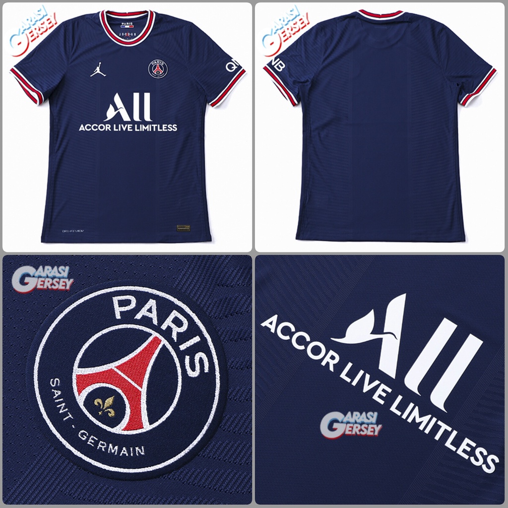 Jersey PSG Home Player Issue 2021/2022 Paris Saint Germain