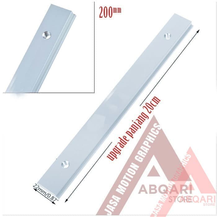 t track slider / table saw runner / sled / T slot miter slider Bar