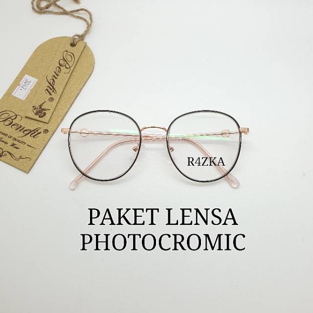 FRAME KACAMATA MINUS | FREE LENSA PHOTOCROMIC | KACAMATA ANTI RADIASI | KACAMATA WANITA 6246