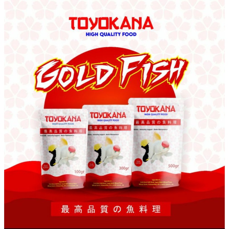 Pelet Ikan Koi Koki Toyokana 100 gr Best For Gold Fish Size 2mm Japan Formula