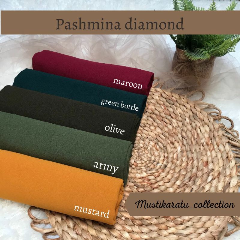 (180cm x 75 cm)JILBAB HIJAB PASHMINA DIAMOND /PASHMINA SABYAN-7