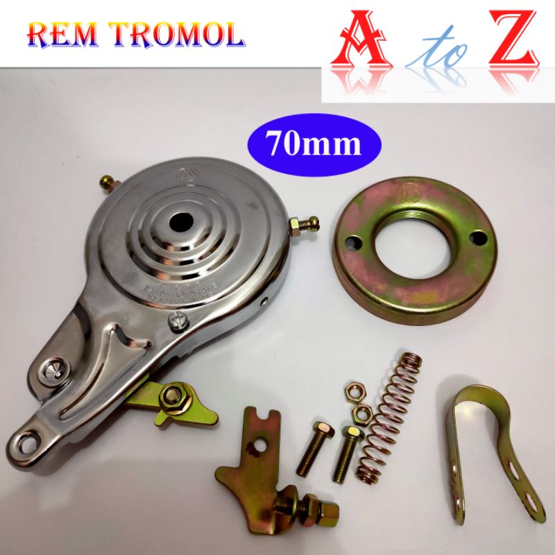 tromol sepeda 70mm/rem tromol sepeda mini/kampas tromol/band brake 70mm