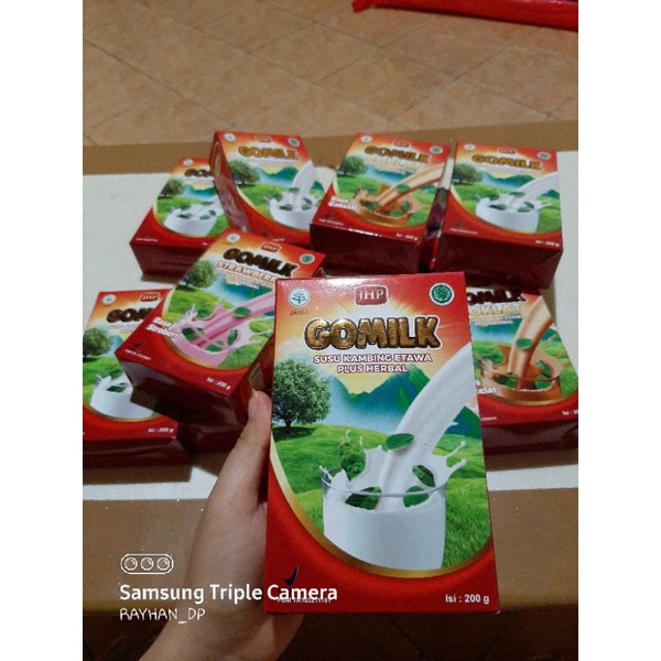 

GOMILK / SUSU KAMBING ETAWA plus herbal Daun Kelor