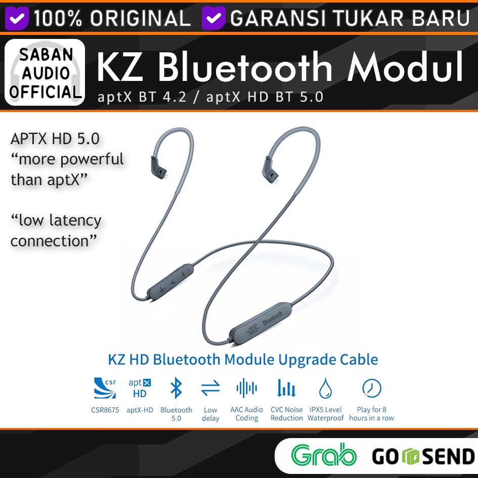 KZ Modul Bluetooth KZ aptX / aptx HD Modul for Knowledge Zenith Modul Bluetooth 4.1 alt kz az09 pro kabel kz zsn pro zs3 zs5 zs6 zsa edx pro trn mt1 cca ca4 zex pro cca cra kz eda qkz ak6 pro