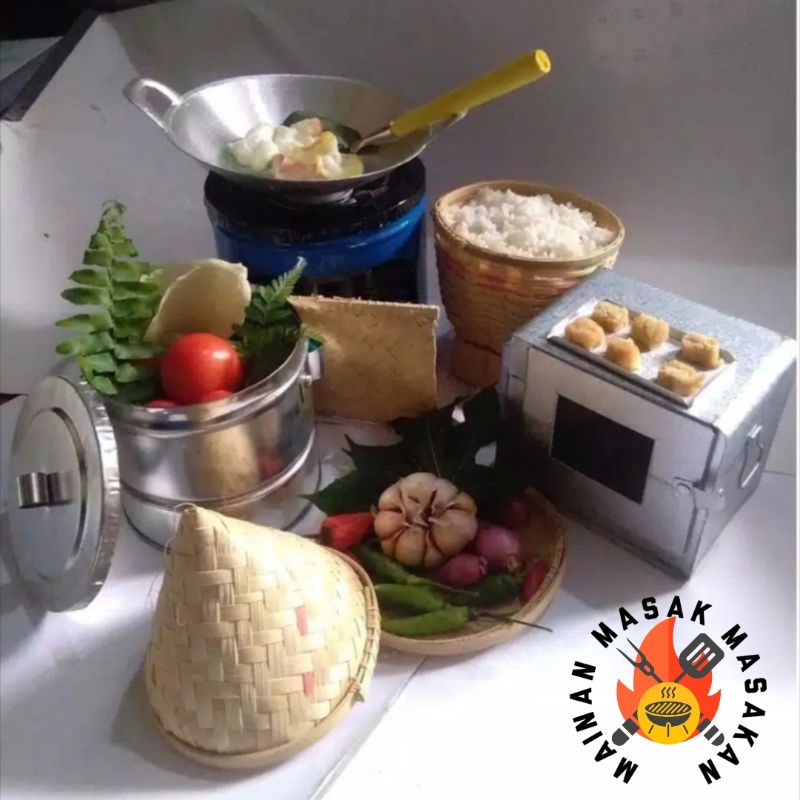 Kitchen Set Mainan Masak Masakan Tradisional / Kitchenset Mainan Masak Masakan Paket A1