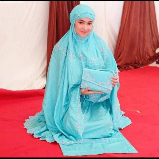 Mukena Travel Sajadah •Mukena Tas Sajadah  •One Set •Mukena Parasut Premium •KEBUTUHAN NEW NORMAL