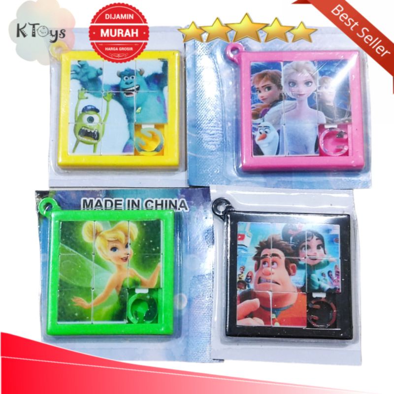 mainan anak puzzle geser mini mainan edukasi anak