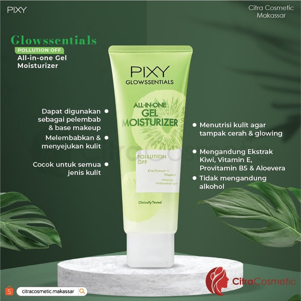 Pixy Glowssentials Series Gel Moisturizer | Scrub Face Mask | Deep Cleansing | Daily Moisturizer | Protecting Mist