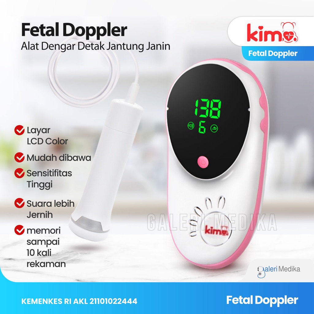 Fetal Doppler KIMO - Alat Cek Detak Jantung Janin