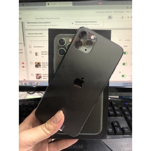 IPHONE 11 PRO MAX 256GB SECOND INTER SMART FREN ONLY
