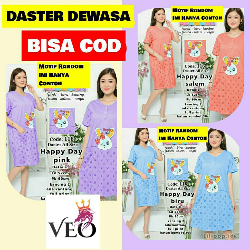 BAJU TIDUR DASTER KAOS GTOSIR &amp; ECERAN OK ( BISA COD )