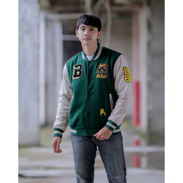 jaket baseball varsity bahan tebel terbaru vintage original the bojiel