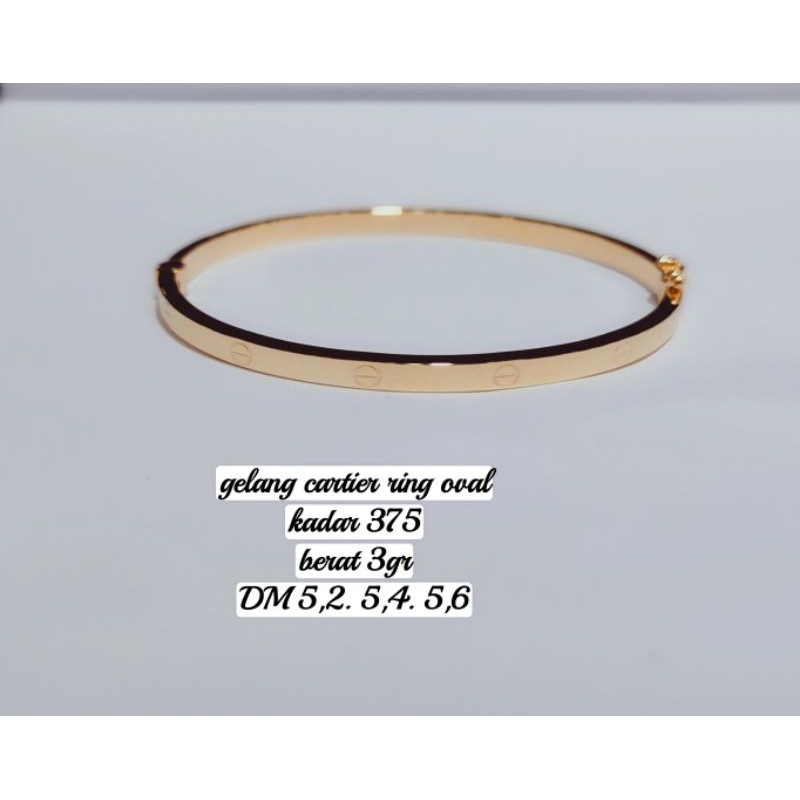 gelang ring oval cartier