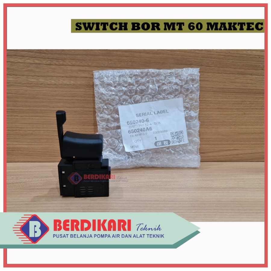 Saklar Switch Mesin Bor MT60 MT 60 MAKTEC ORIGINAL ASLI