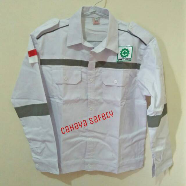 Download Baju Safety Warna Putih Logo Shopee Indonesia