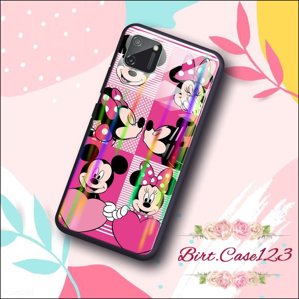 back case glass aurora MINNIE MOUSE Samsung J2prime G530prime A01 CORE A20 A30 A20s A50 A50s BC154