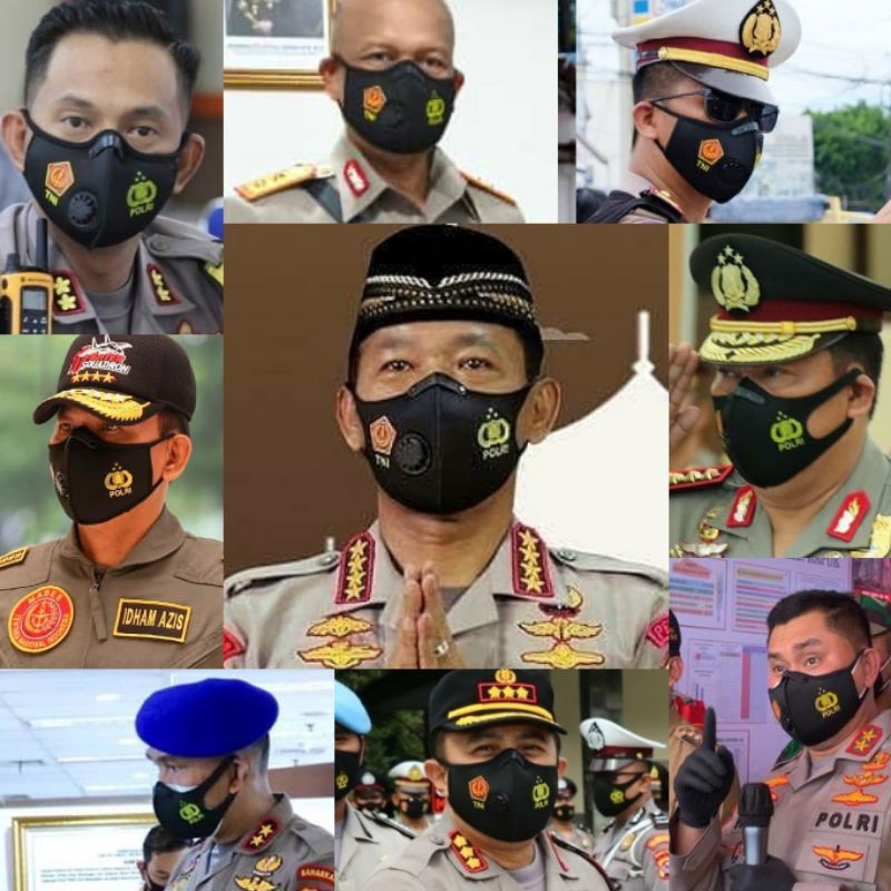 MASKER TNI- POLRI ventilator