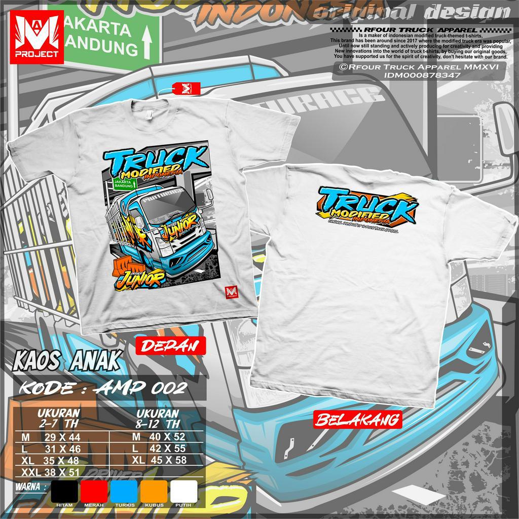 KAOS TRUK ANAK TANGGUNG KAOS TRUCK OLENG USIA 2-12 TAHUN KAOS ANAK GAMBAR TRUCK JUNIOR BAJU KAOS TRUCK MANIA ANAK LAKI