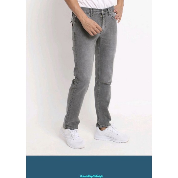 Edwin Celana Jeans Nagoya L Grey Reguler Fit Panjang Denim L. Grey
