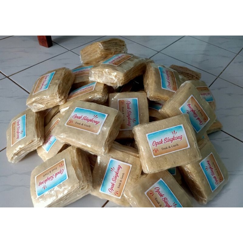 OPAK SINGKONG MENTAH GURIH RENYAH SUPER TIPIS 250gr