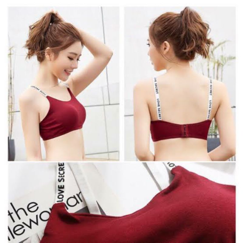 SPORT BRA SEAMLESS WANITA DENGAN PENGAIT PAKAIAN DALAM WANITA BH GYM BRA SPORT TANPA KAWAT