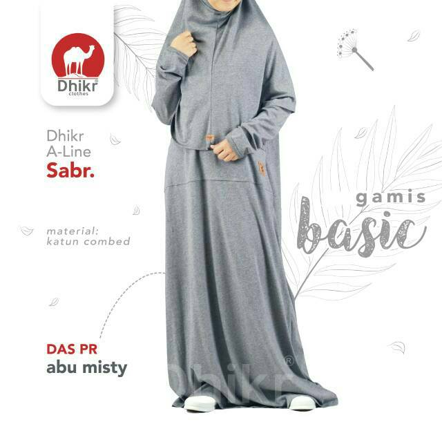 Sabr Abu Misty M79 | Gamis Kaos Busui Syari Dhikr Clothes