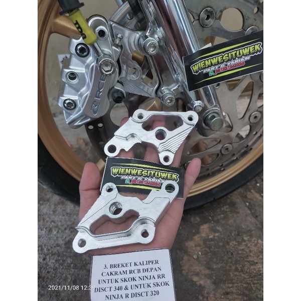 Breket Kaliper RCB Pnp Shock Ninja R R Tiger Megapro 300mm 320mm