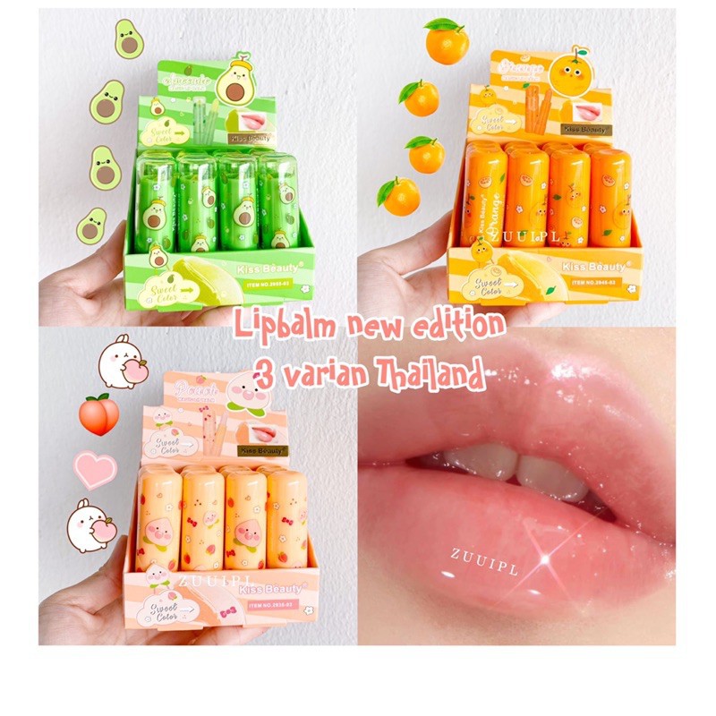 MAGIC LIPBALM KISS BEAUTY 3 VARIAN FLAVOR