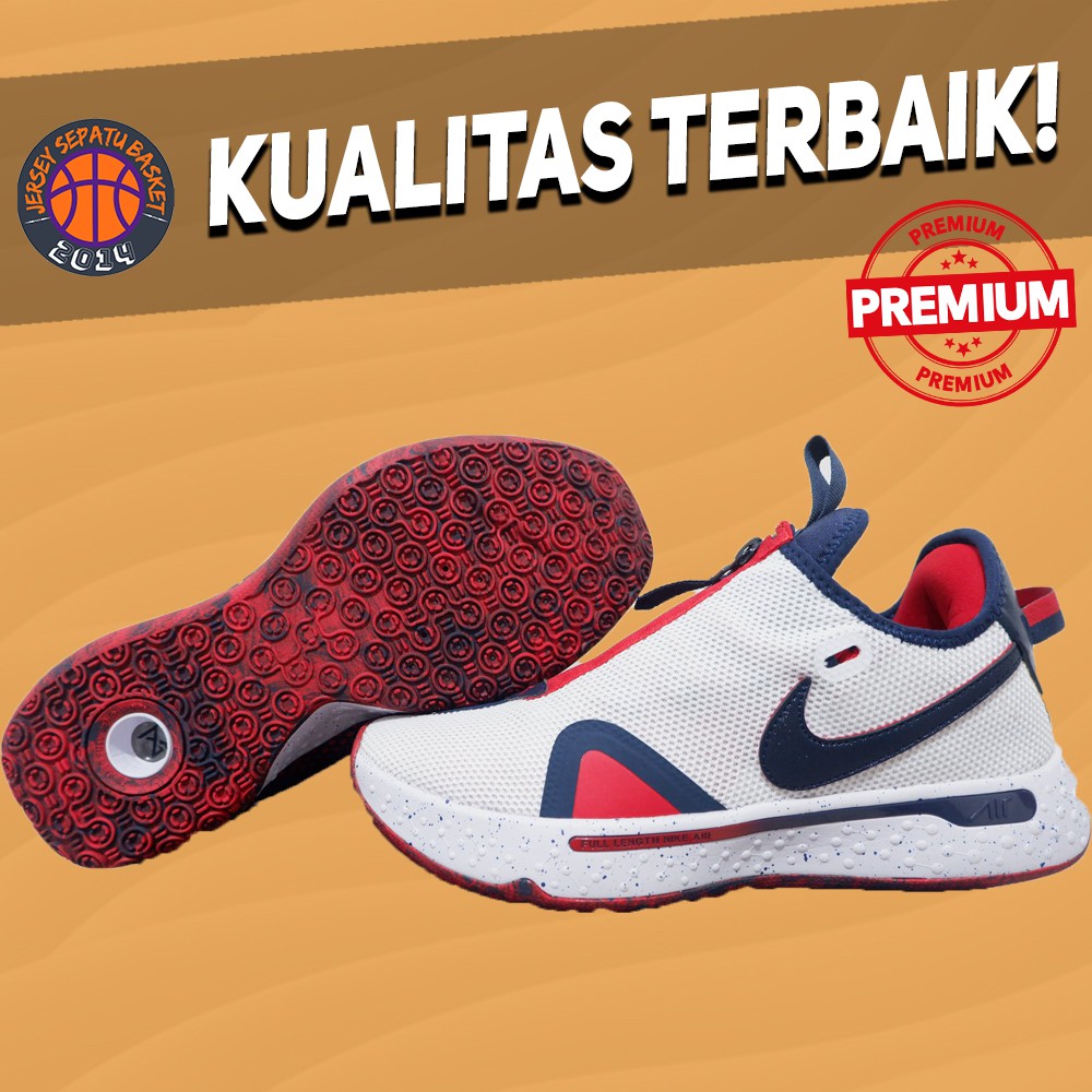 SEPATU BASKET SNEAKERS NIKE PG 4 USA NAVY BLUE PRIA WANITA IMPORT