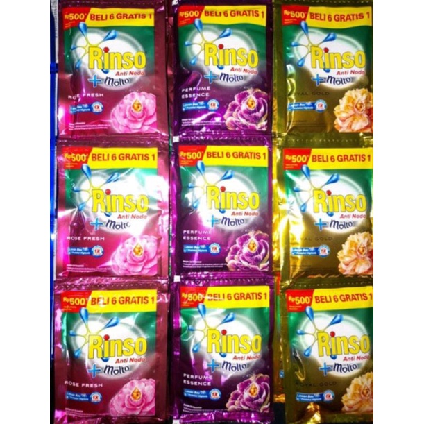 Rinso Cair 18ml 1 Renceng Isi 6pcs