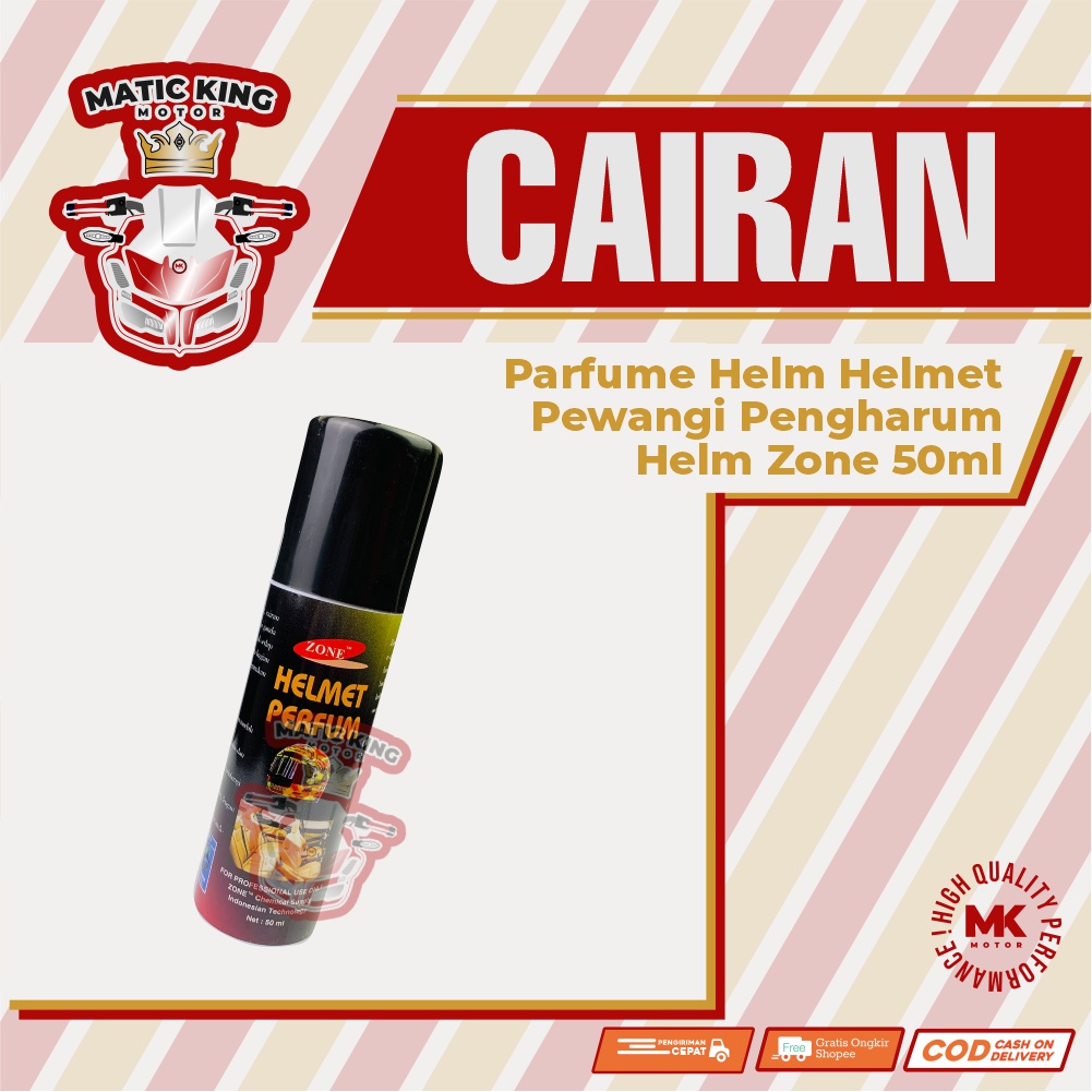 Parfum Parfume Helm Helmet Pewangi Pengharum Helm Zone 50 ml