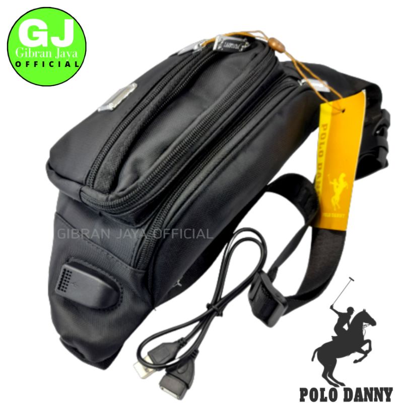 Tas Pinggang Polo Danny Import Selempang Kualitas Bagus